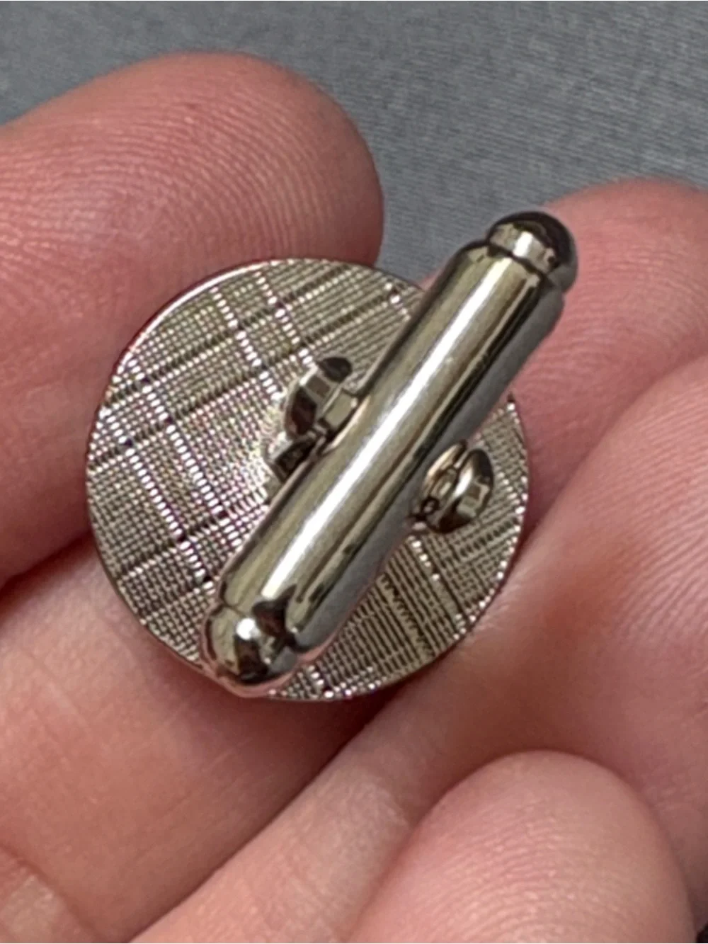 Cufflinks Silver Tone 5-Speed Manual Gear Shift Pattern